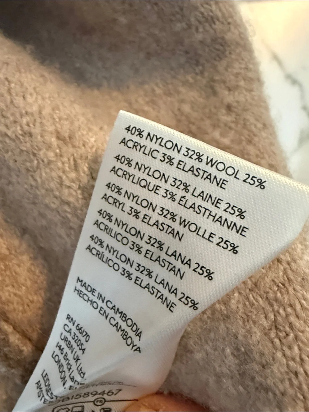 Anthropologie Cozy Two-Tone Wrap Vest in Taupe - Picture 4 of 8